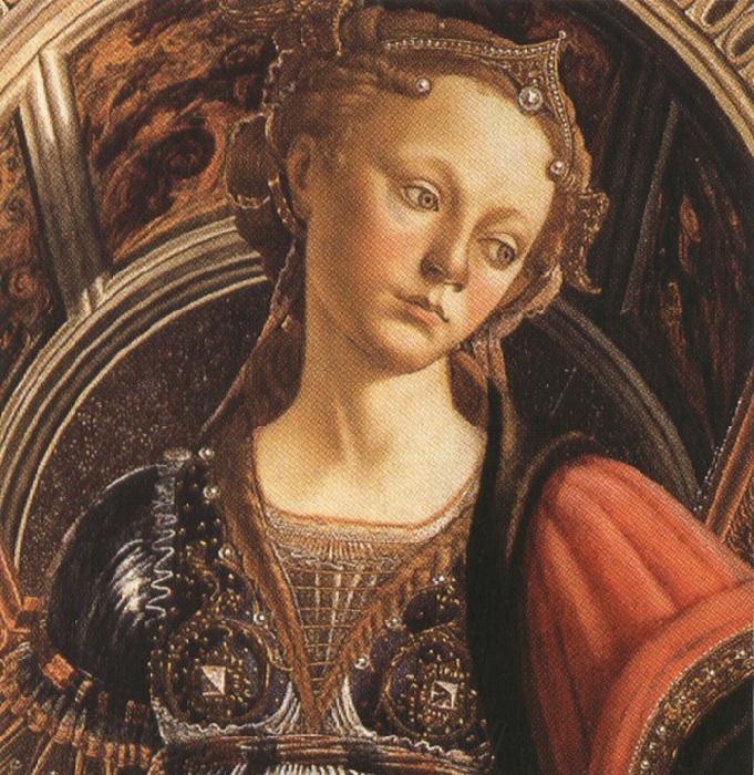 Sandro Botticelli Details of Fortitude (mk36) Norge oil painting art
